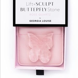 Georgia Louise Rose Quartz Buterrfly Stone